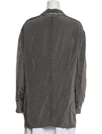 Giorgio Armani Silk Striped Tunic
