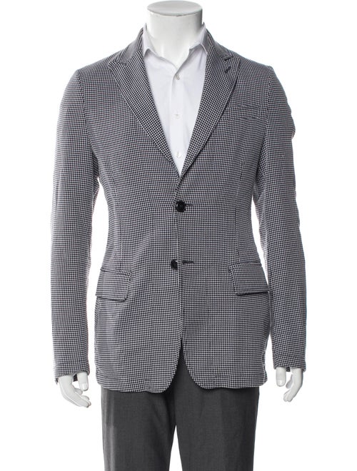 Giorgio Armani Houndstooth Print Blazer