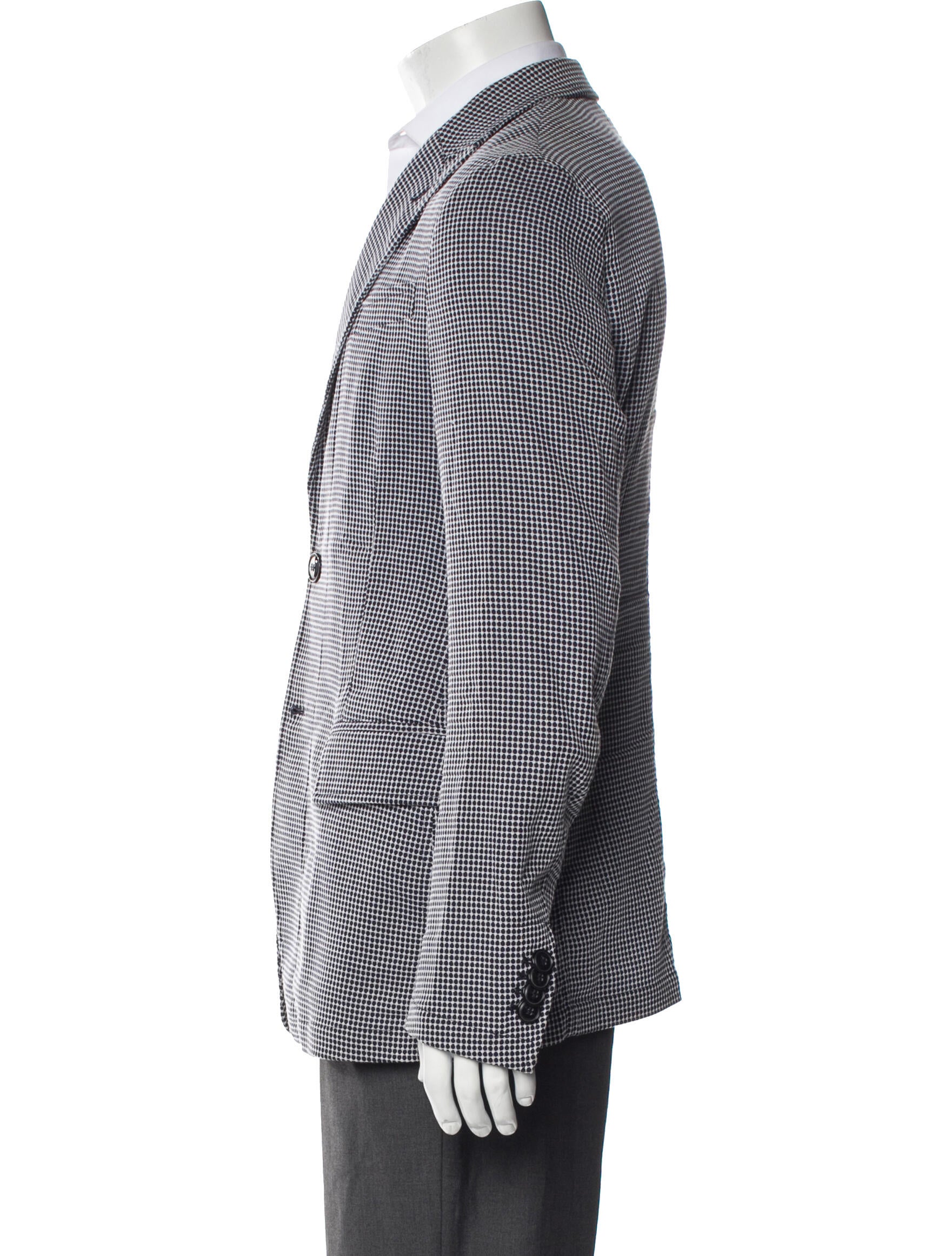 Giorgio Armani Houndstooth Print Blazer