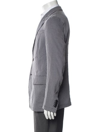 Giorgio Armani Houndstooth Print Blazer