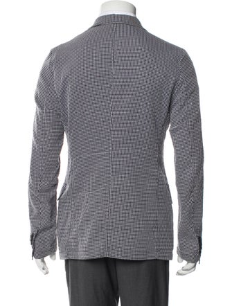 Giorgio Armani Houndstooth Print Blazer