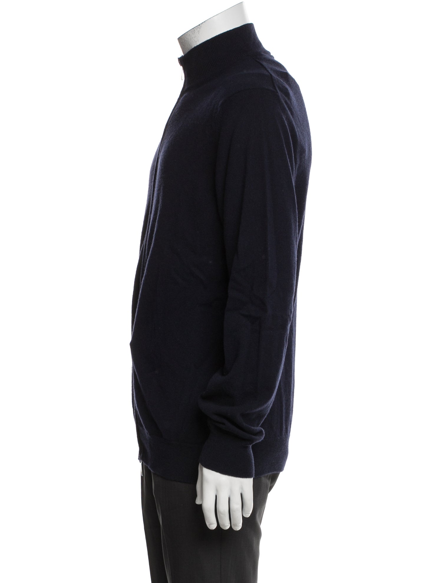 Giorgio Armani Cashmere Mock Neck Cardigan