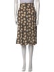 Giorgio Armani Polka Dot Print Knee-Length Skirt