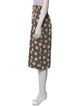 Giorgio Armani Polka Dot Print Knee-Length Skirt