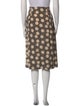 Giorgio Armani Polka Dot Print Knee-Length Skirt