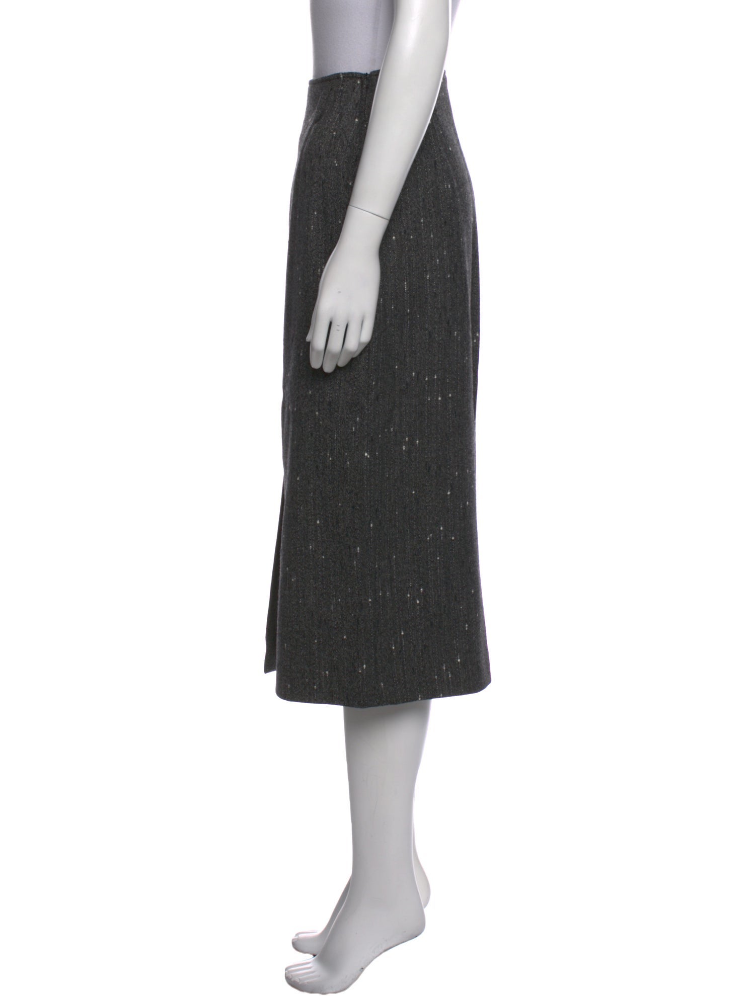 Giorgio Armani Wool Midi Length Skirt