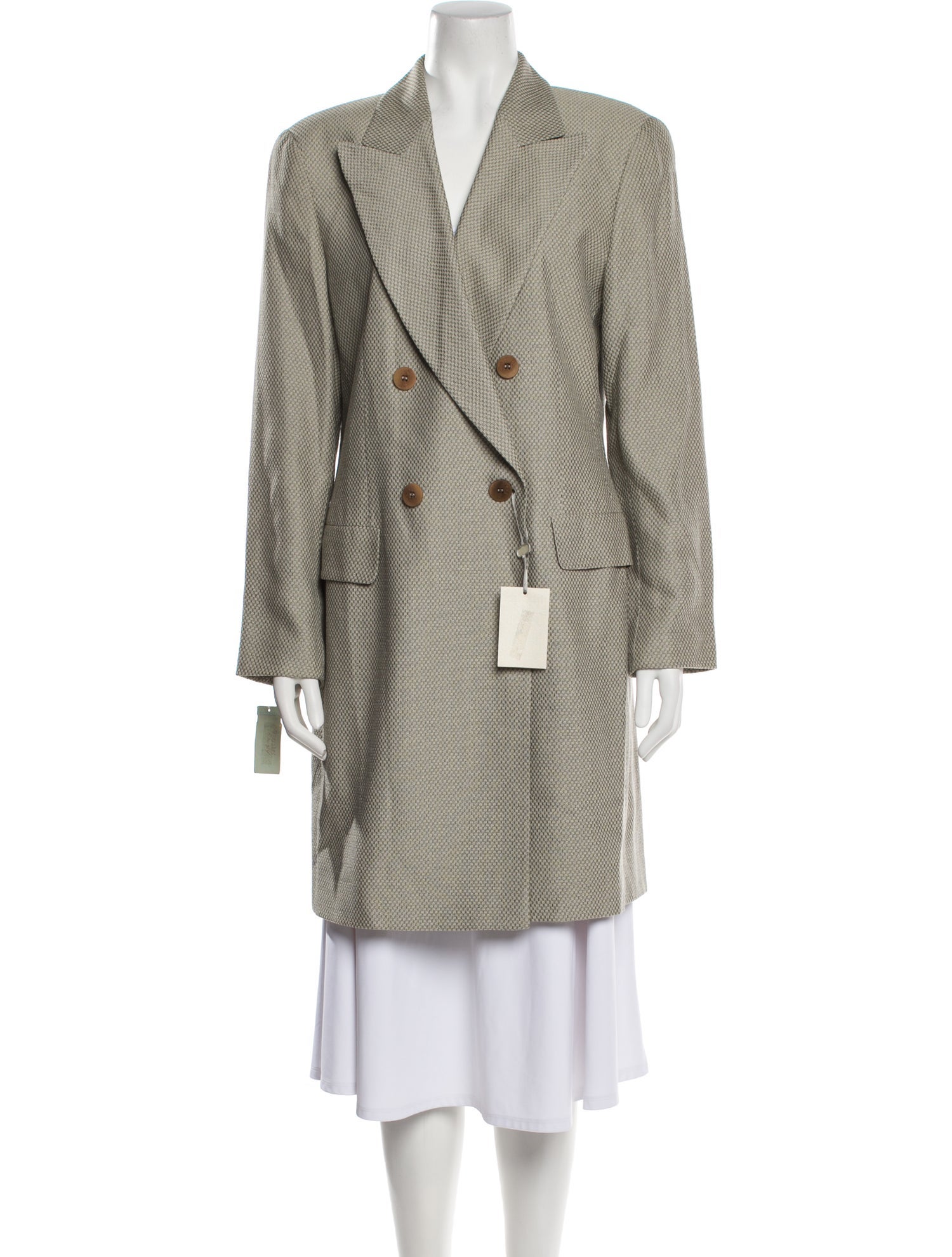 Giorgio Armani Printed Trench Coat
