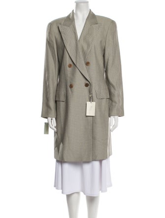 Giorgio Armani Printed Trench Coat