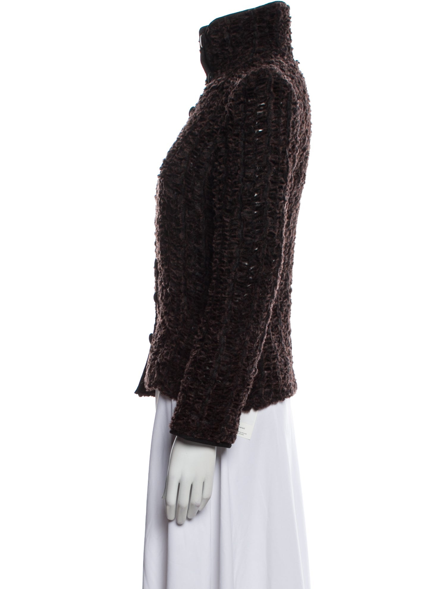 Giorgio Armani Alpaca Tweed Pattern Evening Jacket