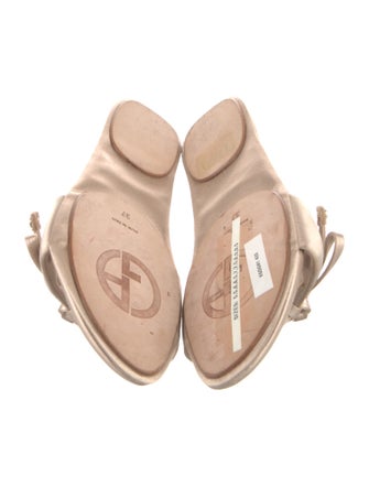 Giorgio Armani Satin Slides