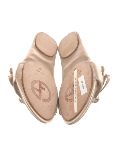 Giorgio Armani Satin Slides