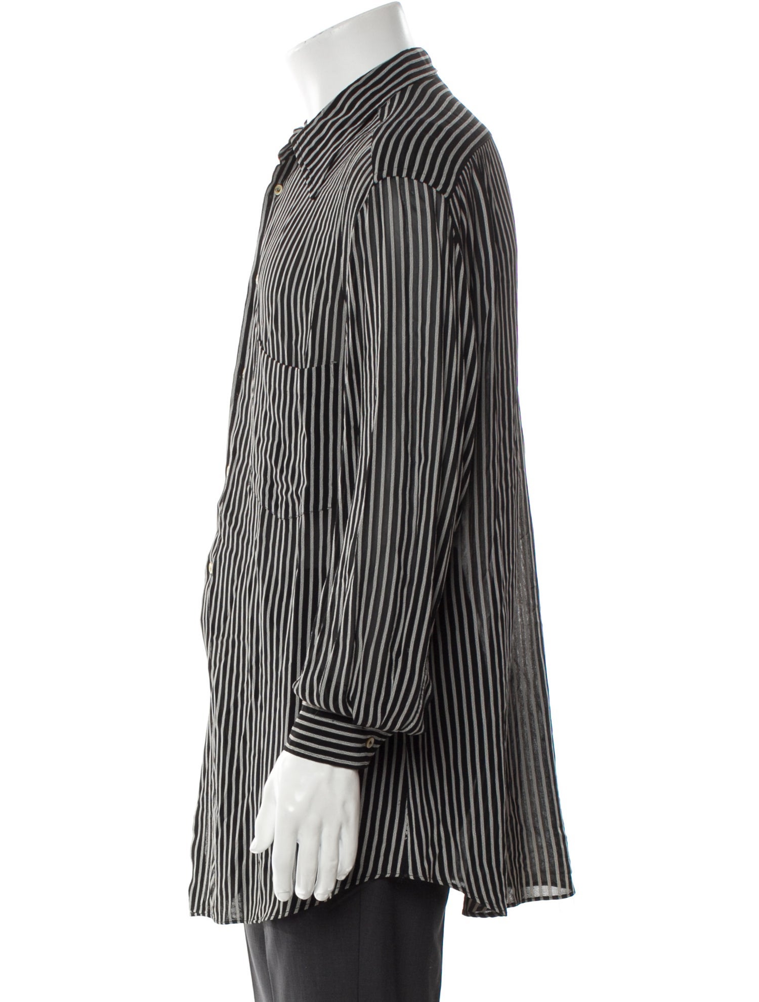 Giorgio Armani Striped Long Sleeve Shirt