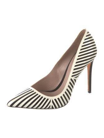 Giorgio Armani Leather Printed Pumps