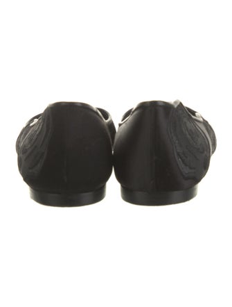 Giorgio Armani Leather Printed Flats