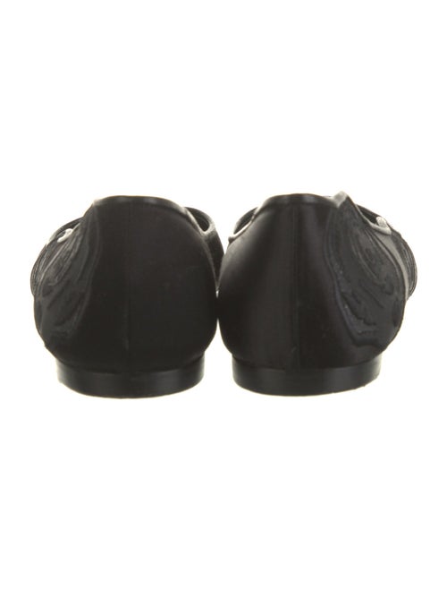 Giorgio Armani Leather Printed Flats