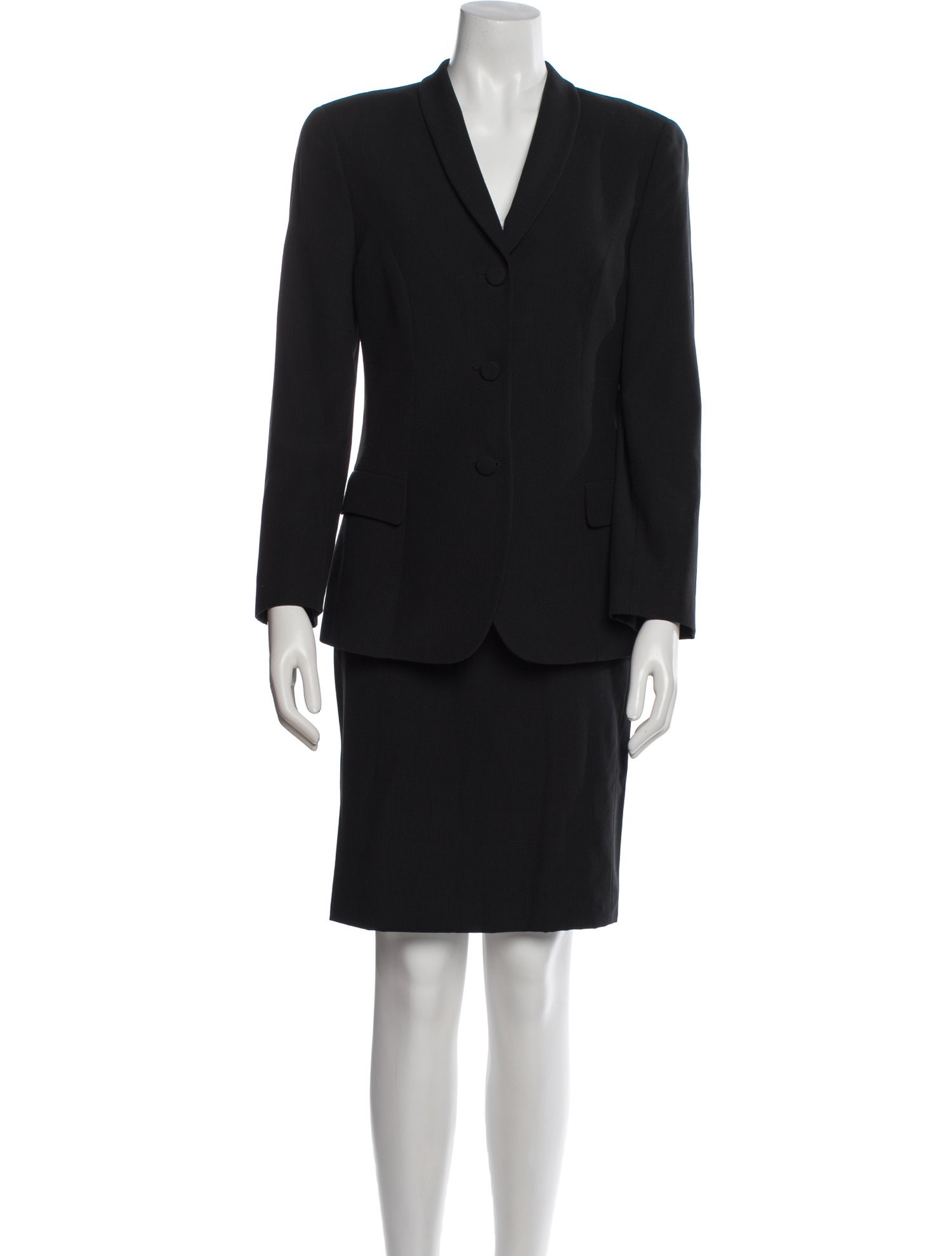 Giorgio Armani Wool Skirt Suit