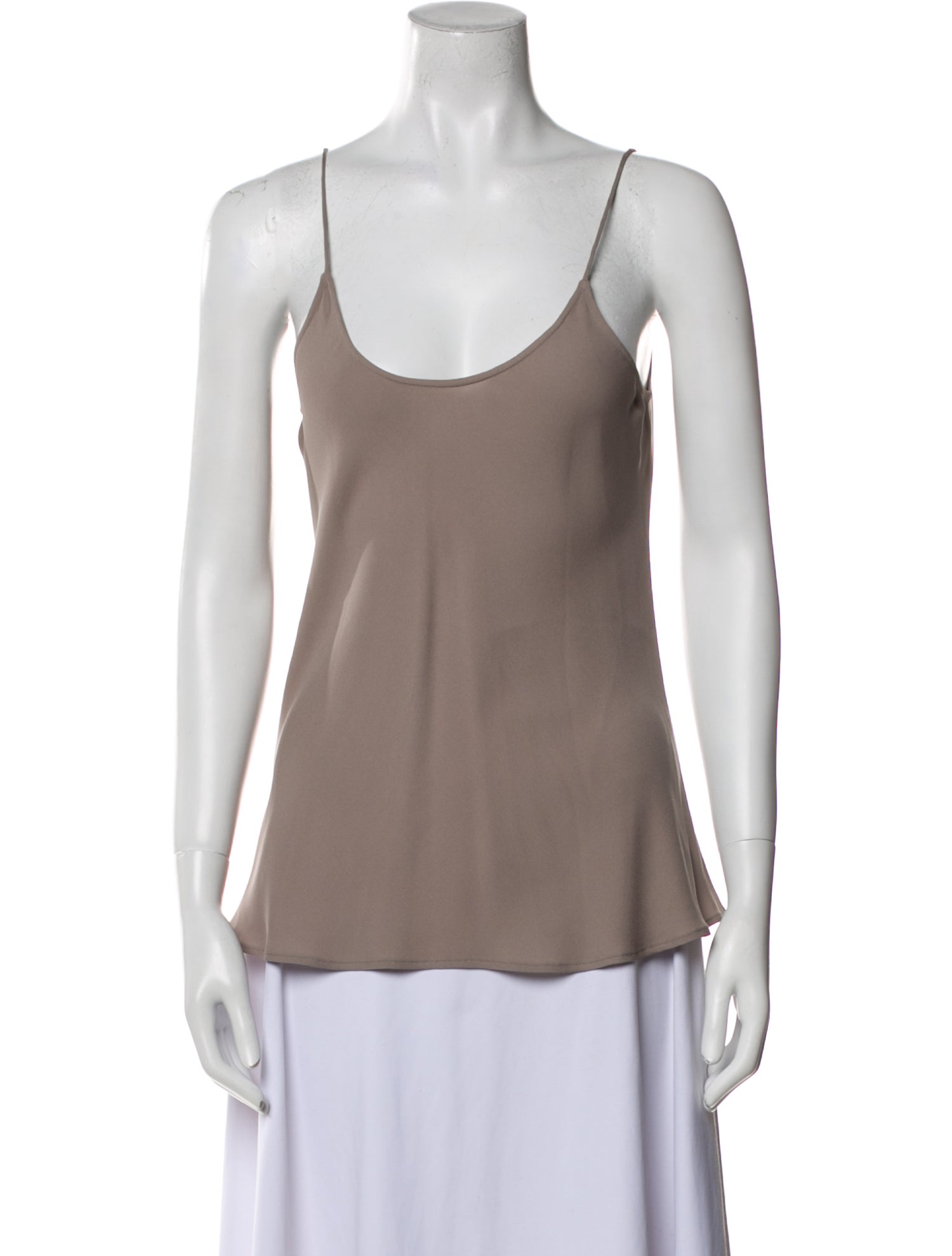 Giorgio Armani Silk Scoop Neck Top