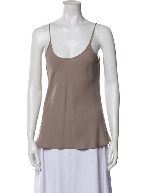 Giorgio Armani Silk Scoop Neck Top