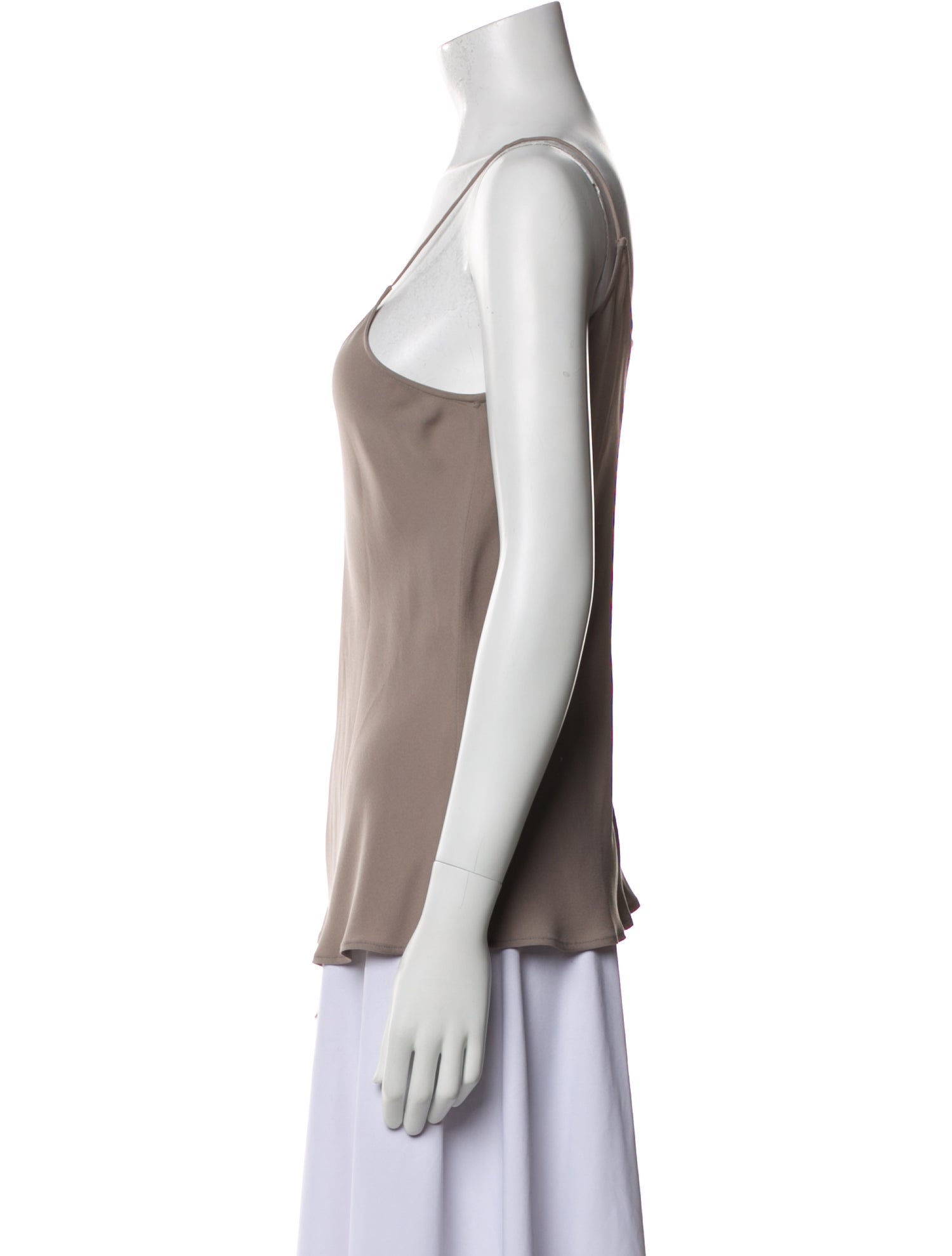 Giorgio Armani Silk Scoop Neck Top