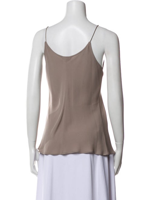 Giorgio Armani Silk Scoop Neck Top
