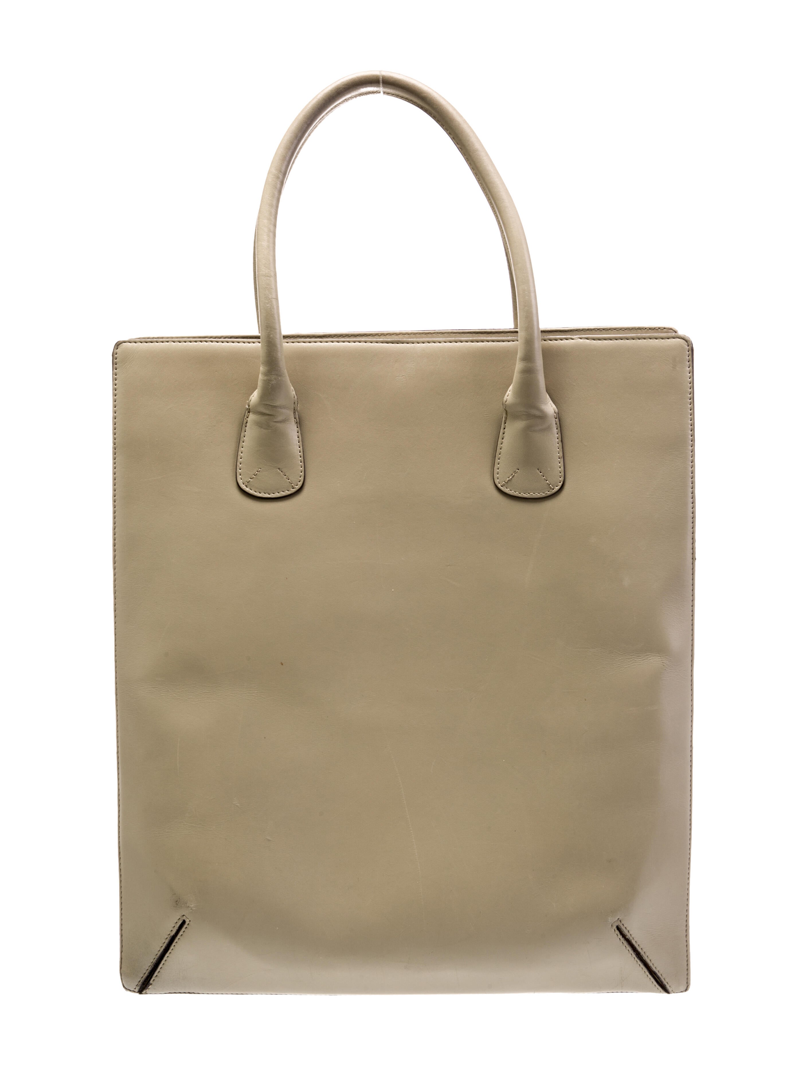 Giorgio Armani Leather Top Handle Bag