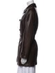 Giorgio Armani Leather Trench Coat