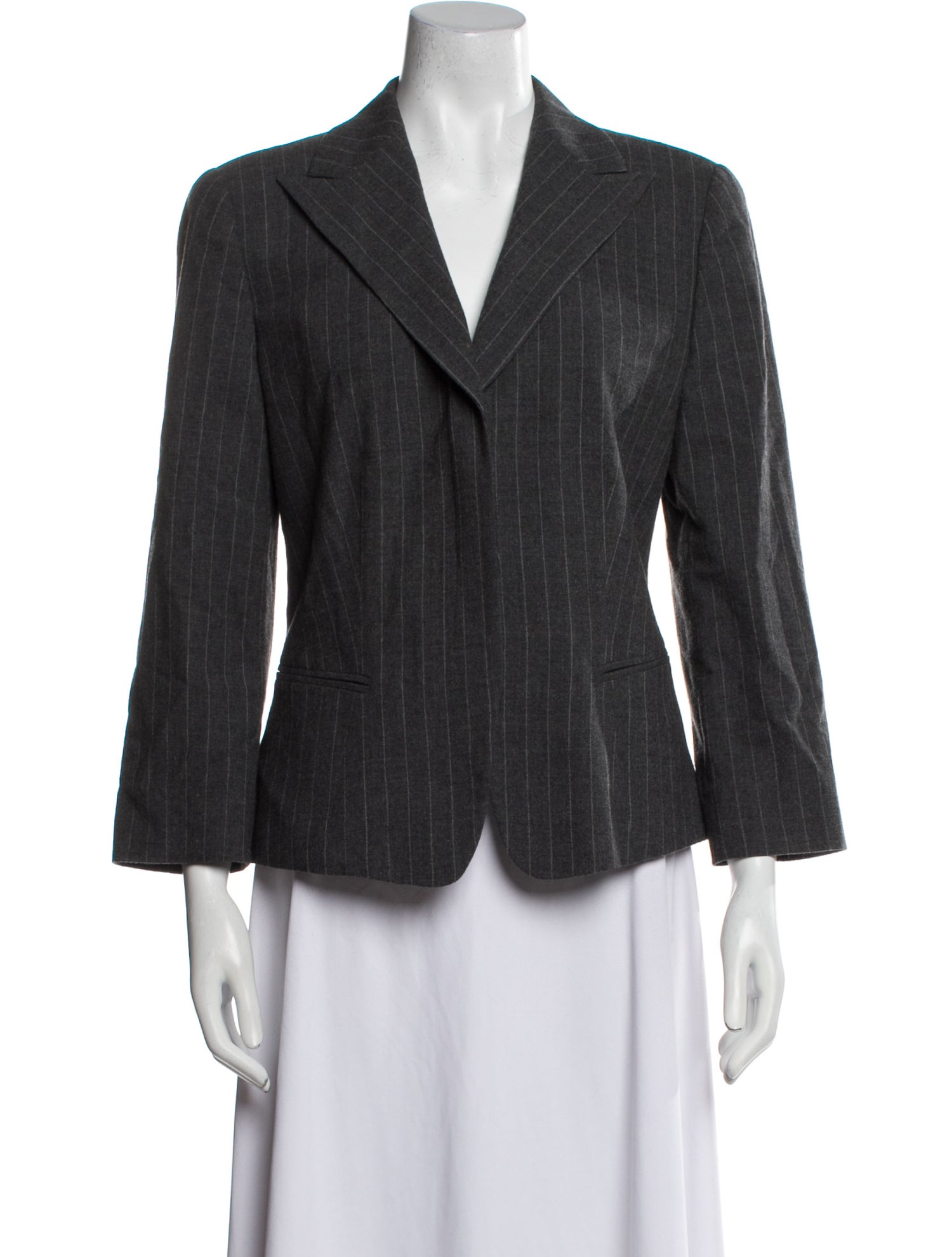 Giorgio Armani Wool Striped Blazer