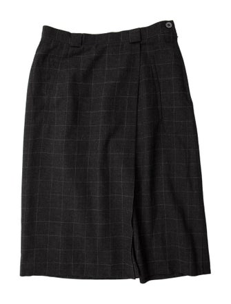 Giorgio Armani Virgin Wool Knee-Length Skirt