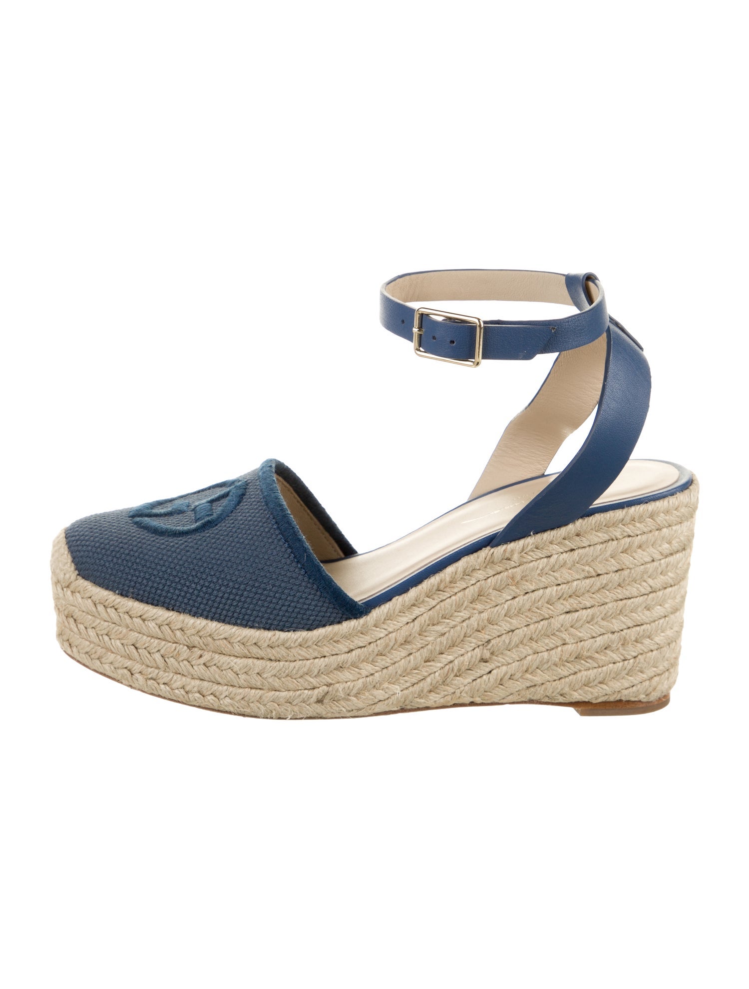 Giorgio Armani Leather Espadrilles w/ Tags