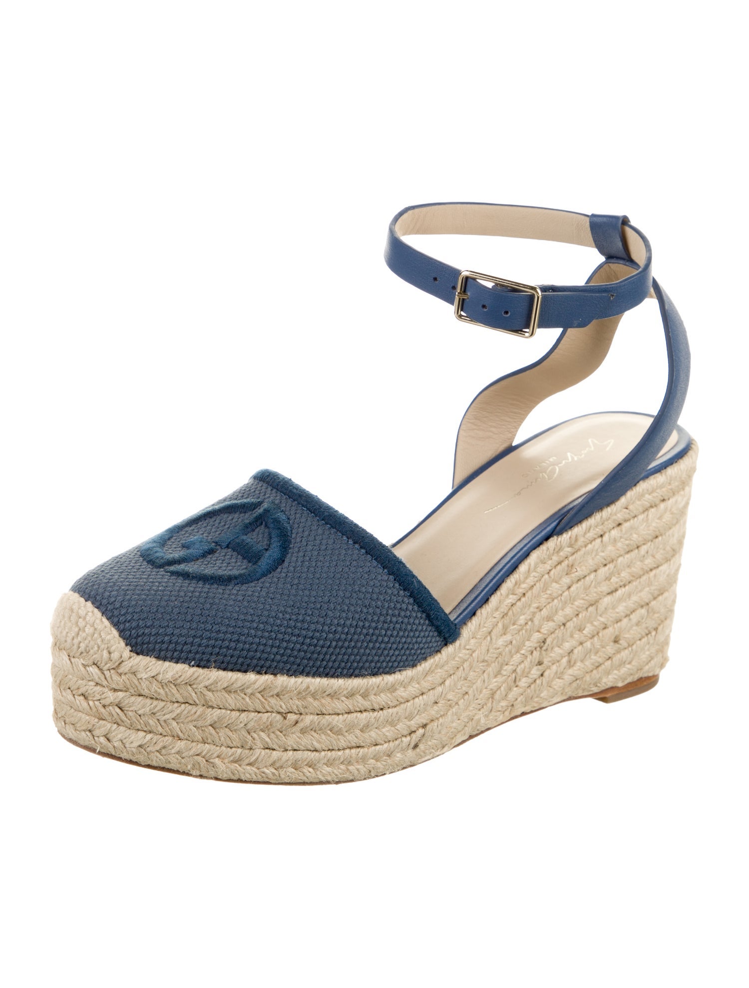 Giorgio Armani Leather Espadrilles w/ Tags