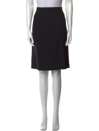 Giorgio Armani Virgin Wool Knee-Length Skirt