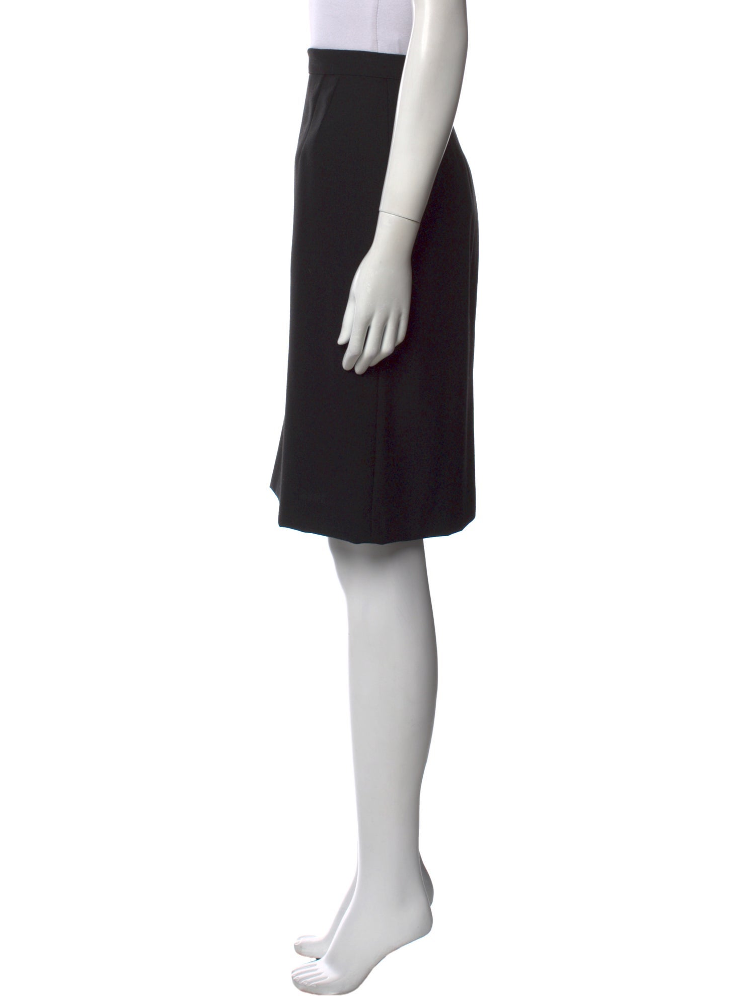 Giorgio Armani Virgin Wool Knee-Length Skirt