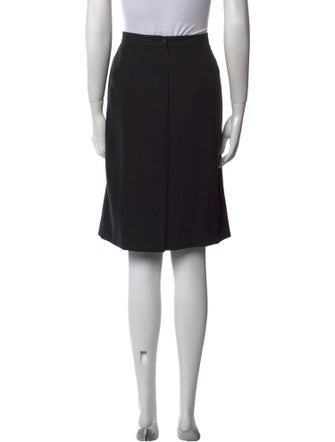 Giorgio Armani Virgin Wool Knee-Length Skirt