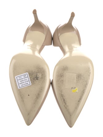 Giorgio Armani Leather D'Orsay Pumps