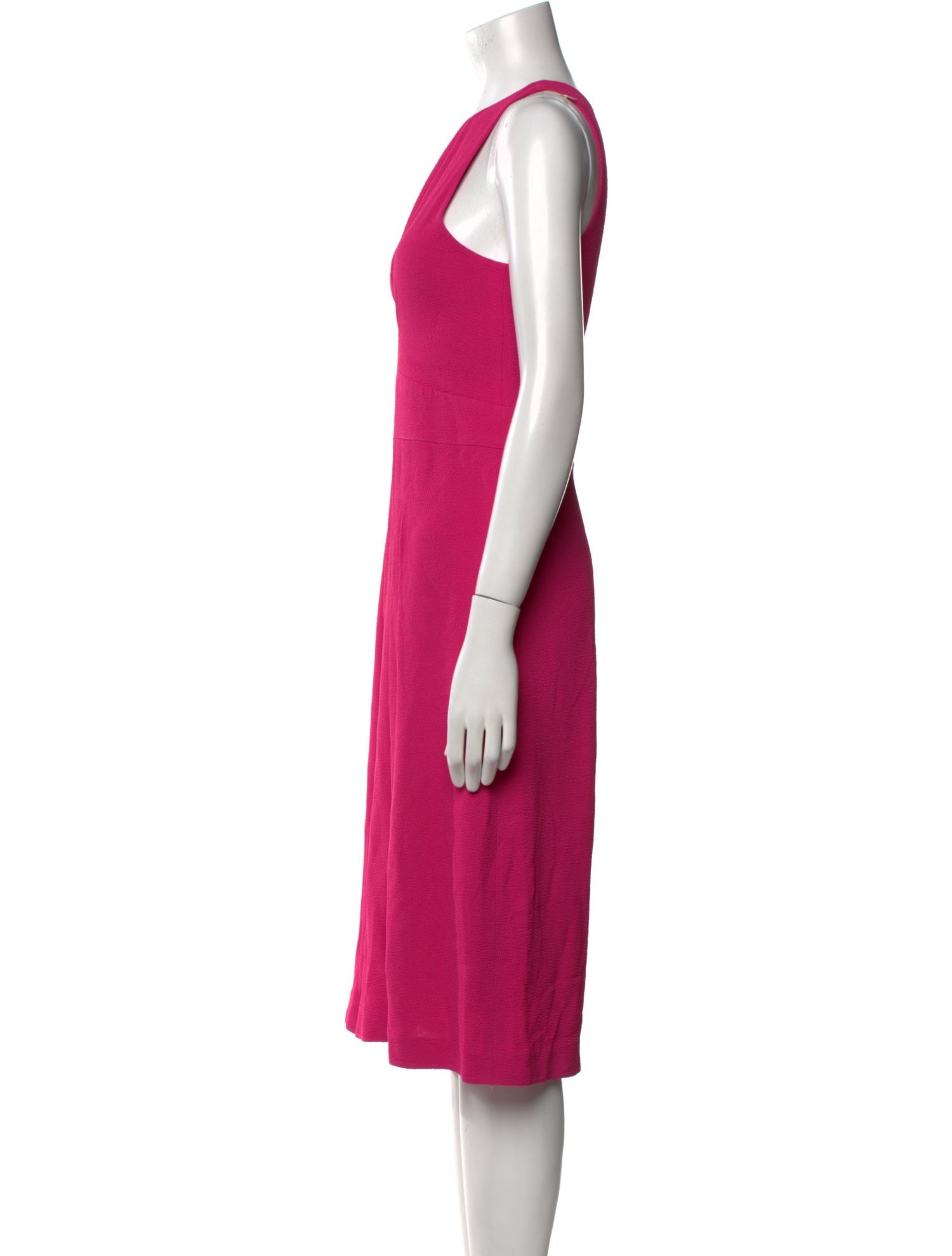 Giorgio Armani Bateau Neckline Midi Length Dress