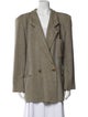 Giorgio Armani Wool Striped Blazer