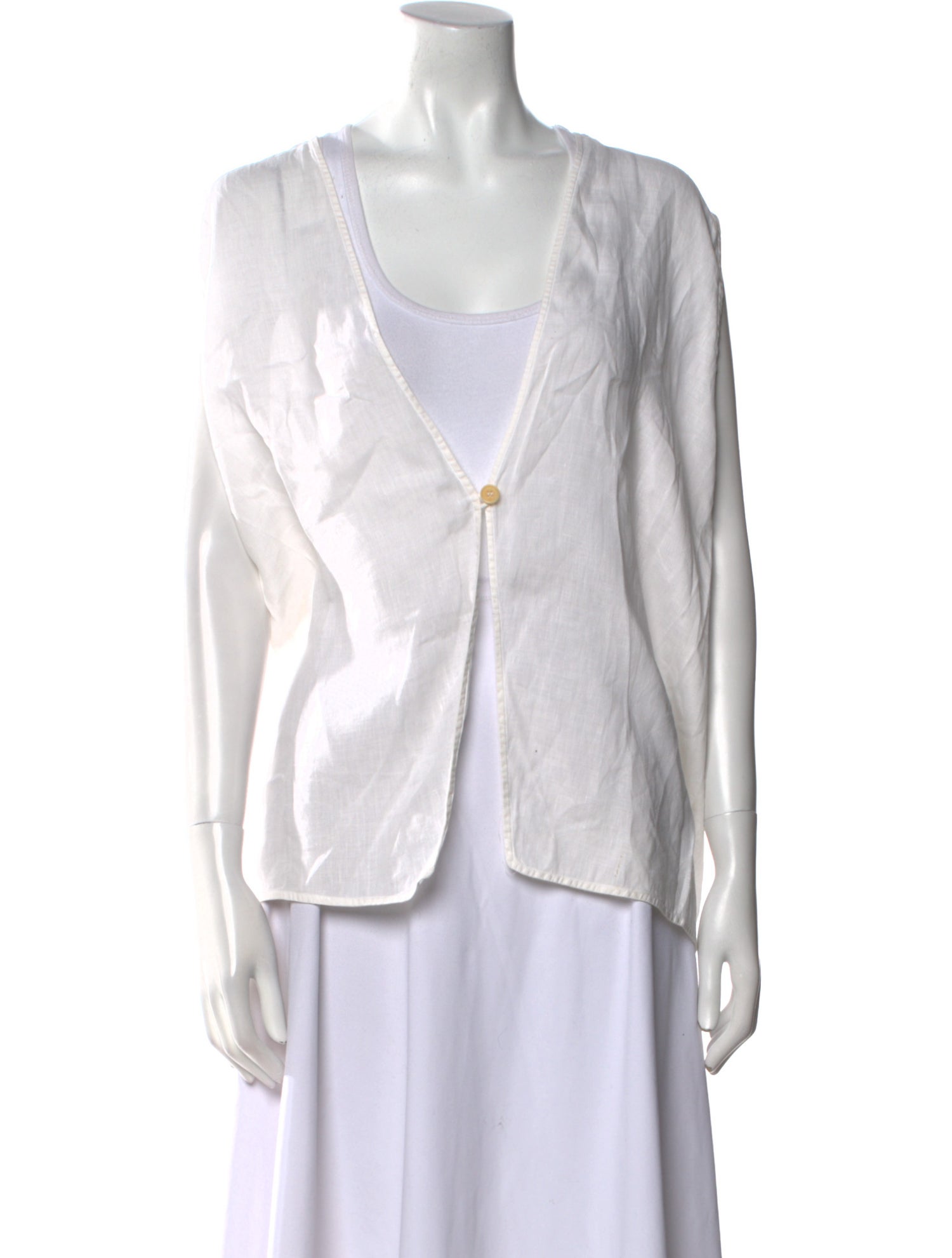 Giorgio Armani V-Neck Sleeveless Blouse