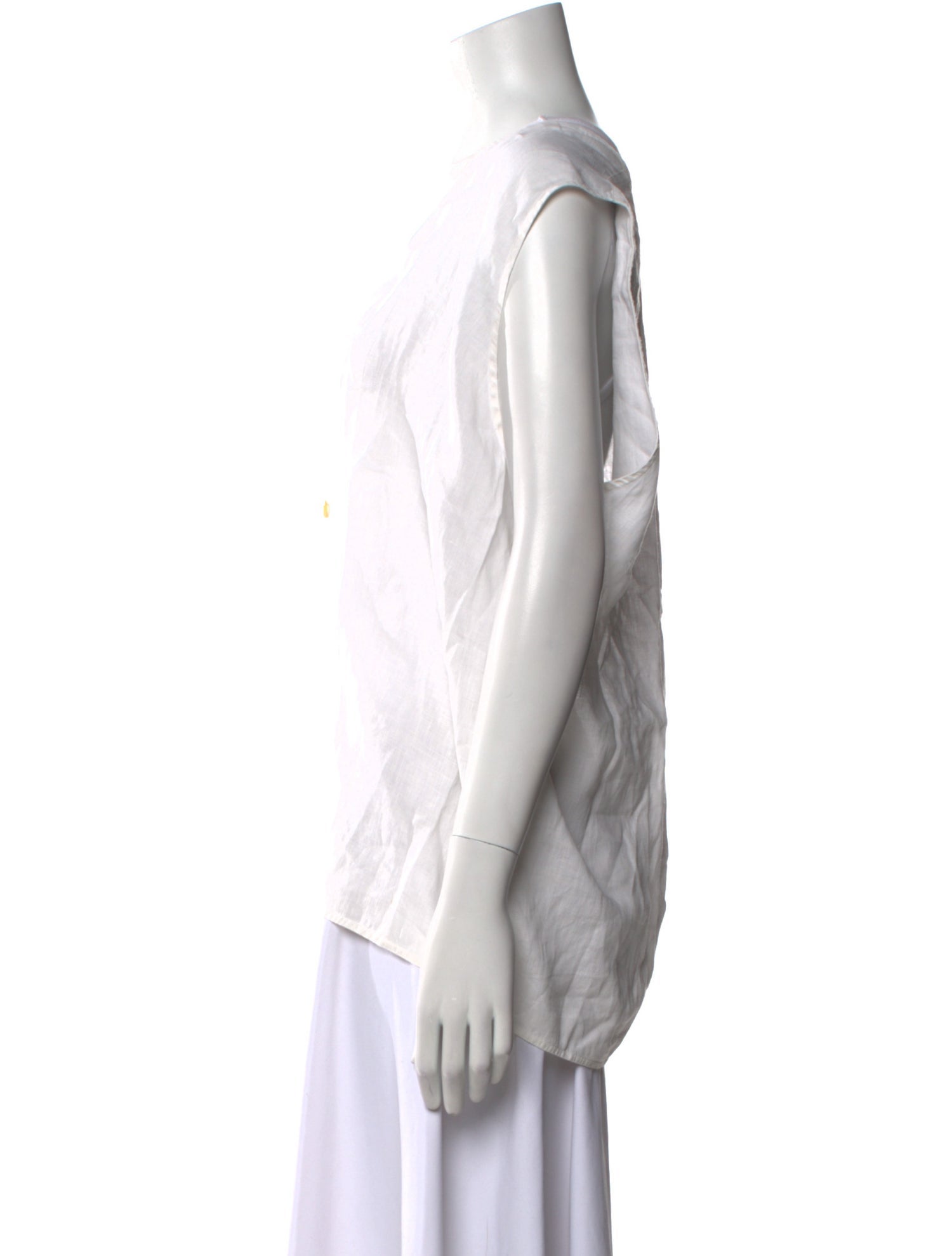 Giorgio Armani V-Neck Sleeveless Blouse