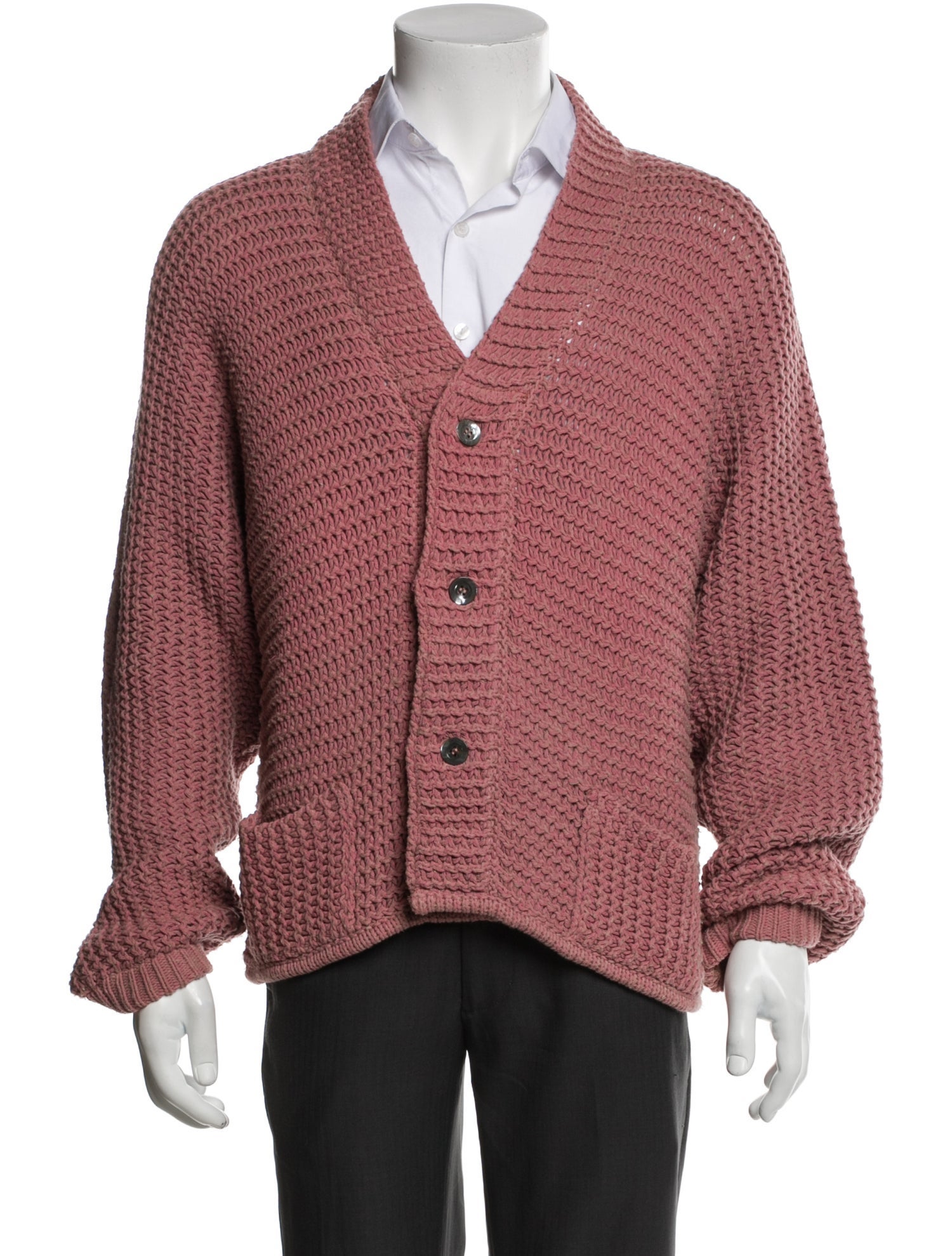 Giorgio Armani V-Neck Long Sleeve Cardigan