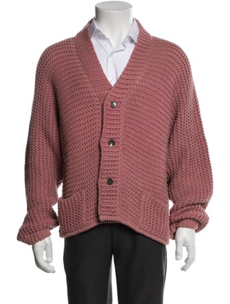 Giorgio Armani V-Neck Long Sleeve Cardigan