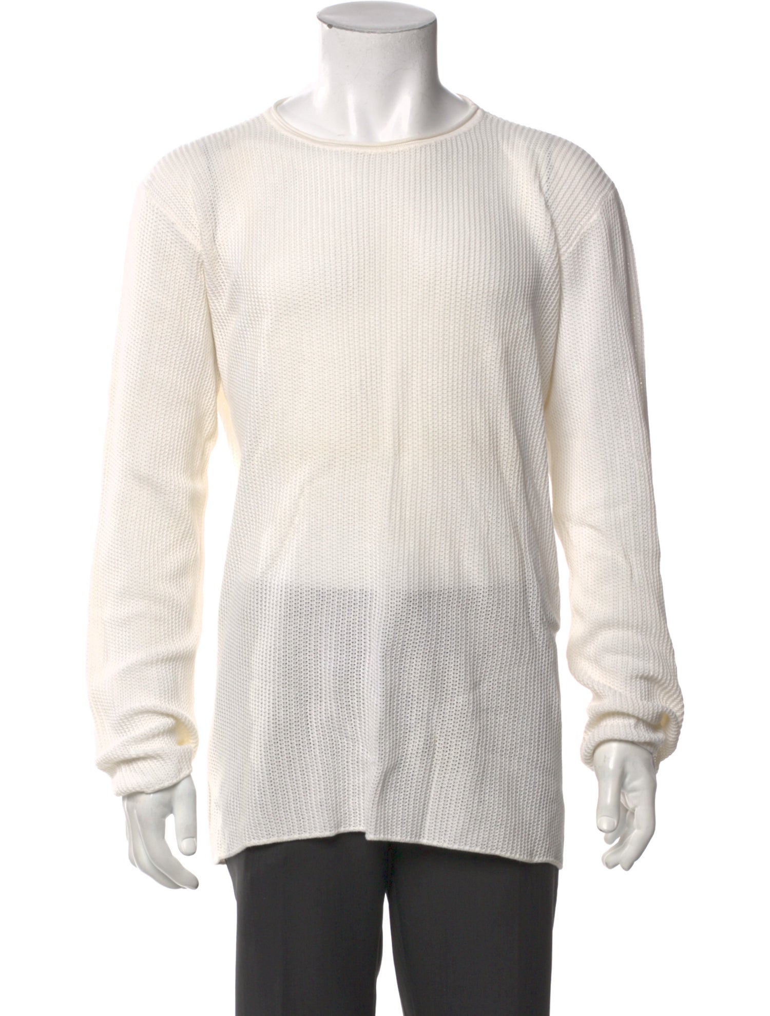 Giorgio Armani Crew Neck Long Sleeve Pullover
