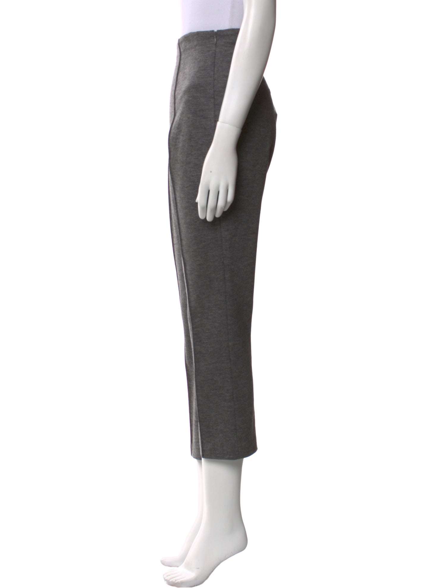 Giorgio Armani Virgin Wool Straight Leg Pants
