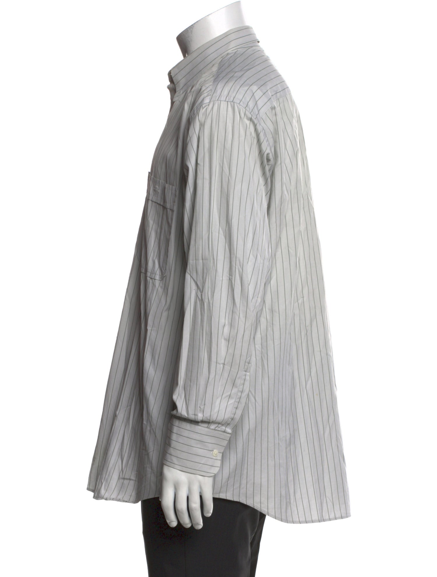 Giorgio Armani Striped Long Sleeve Shirt