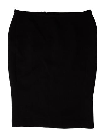 Giorgio Armani Wool Knee-Length Skirt