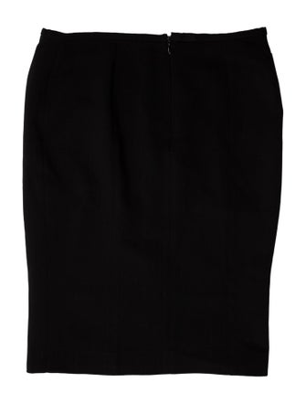 Giorgio Armani Wool Knee-Length Skirt