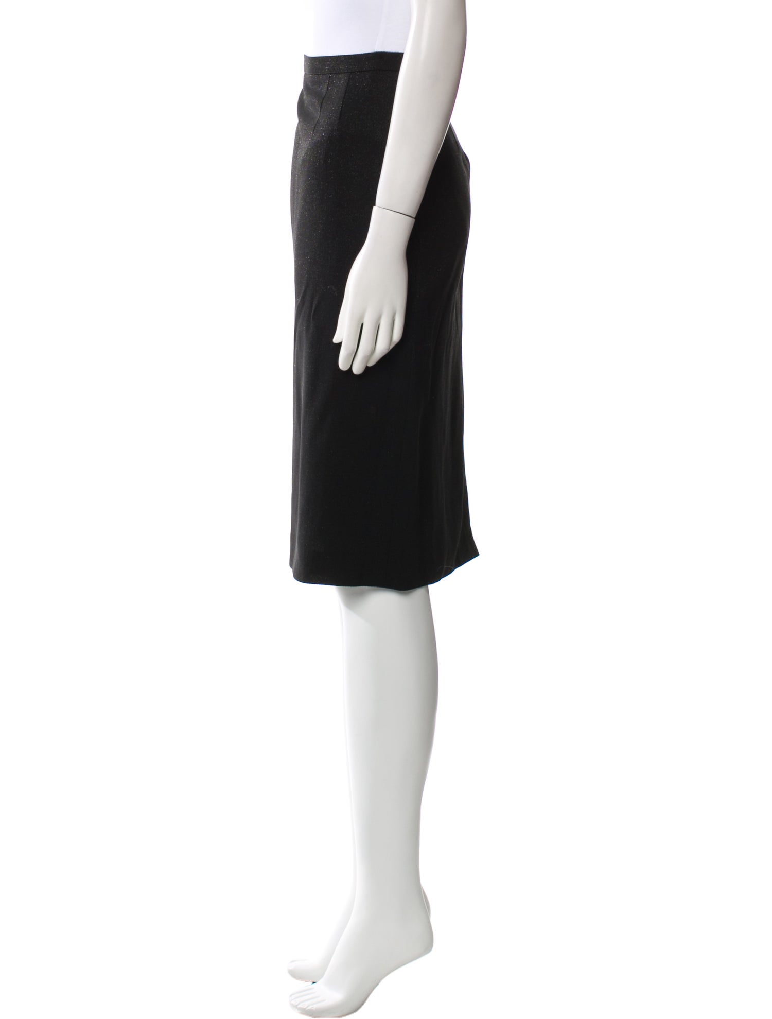 Giorgio Armani Virgin Wool Knee-Length Skirt