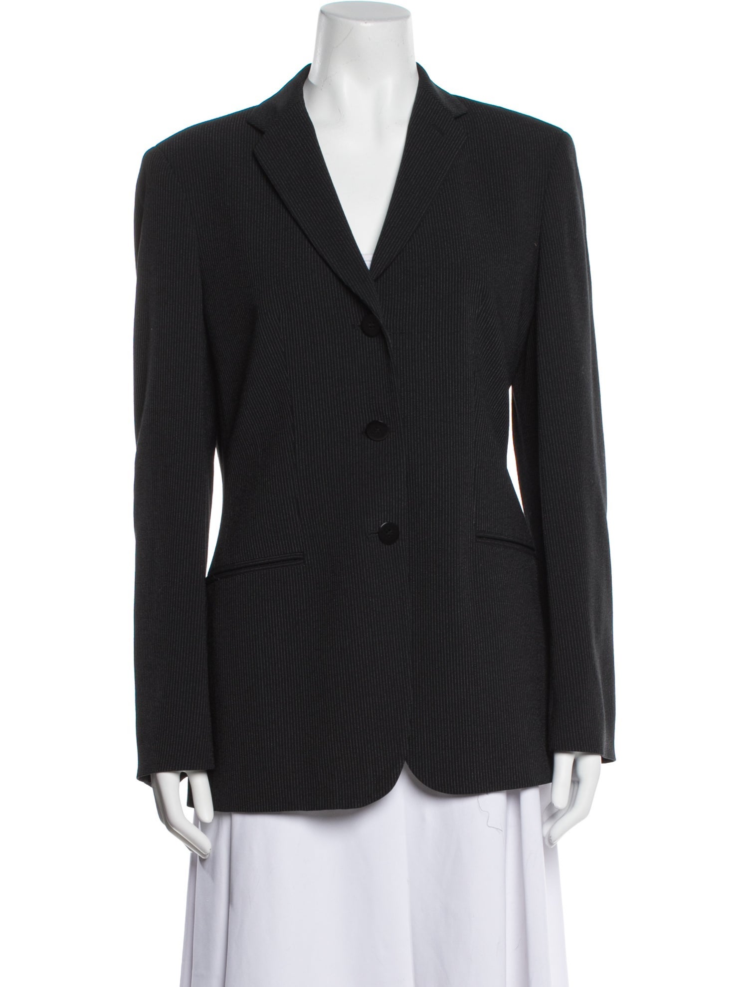 Giorgio Armani Wool Striped Blazer