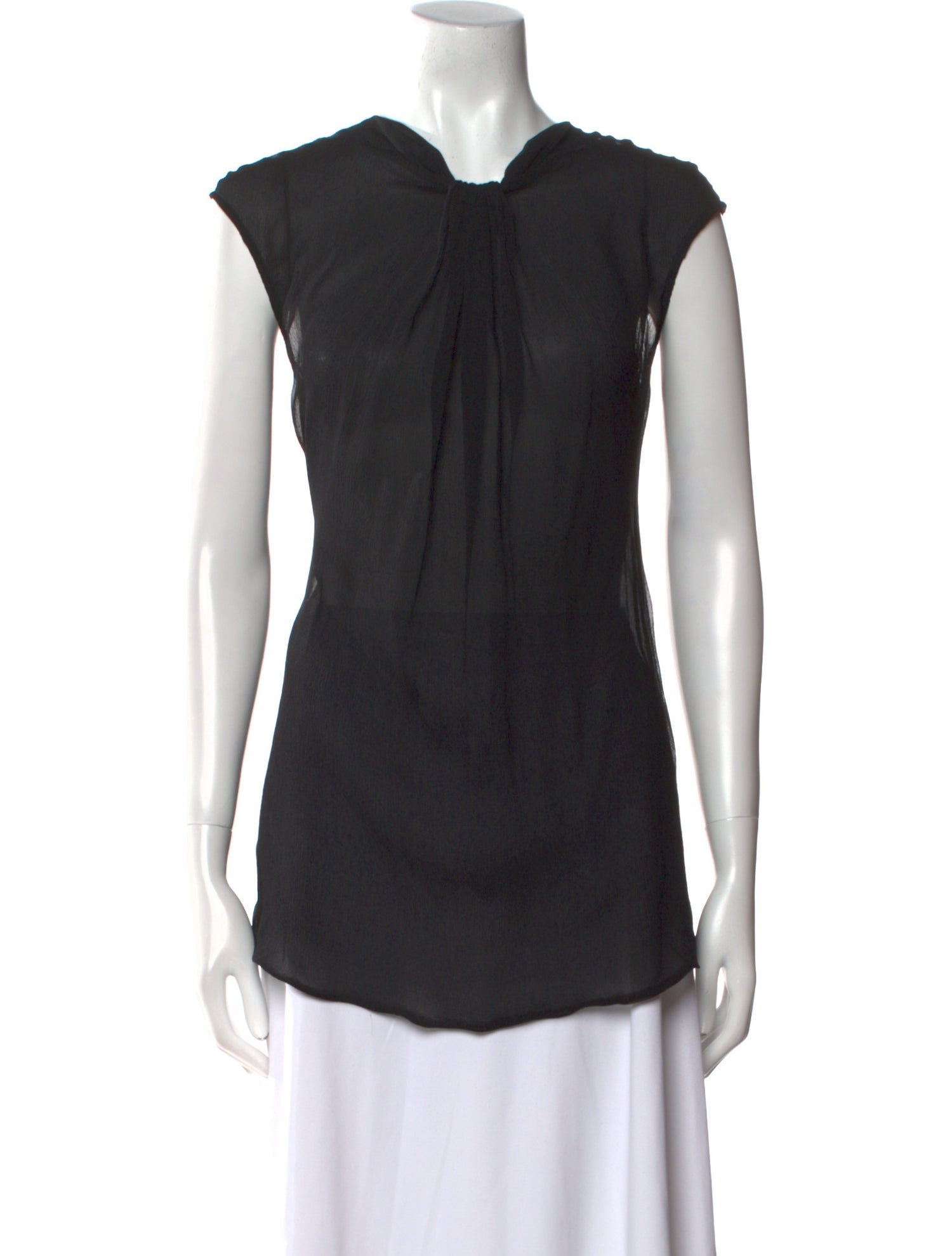 Giorgio Armani V-Neck Sleeveless Tunic