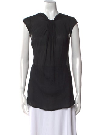 Giorgio Armani V-Neck Sleeveless Tunic