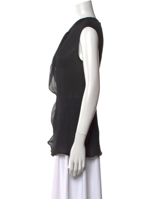 Giorgio Armani V-Neck Sleeveless Tunic